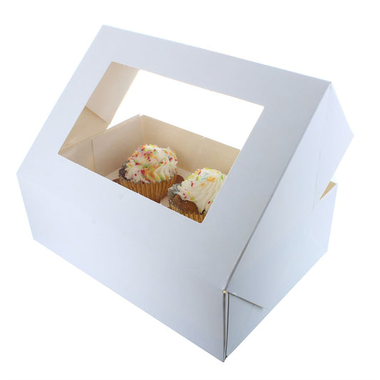 White Cupcake Boxes - Choose your size