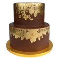 Sugarflair Gold Leaf Sheet Cake Cupcake