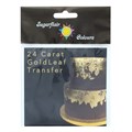 Sugarflair Gold Leaf Sheet Cake Cupcake