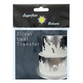 Sugarflair Silver Leaf Sheet Cake Cupcake