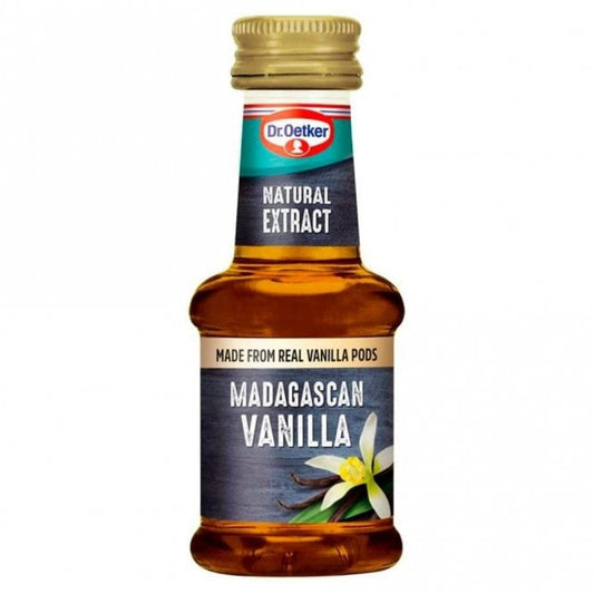 Dr. Oetker Madagascan Vanilla Extract 35ml. Suitable for Vegetarians & Vegans