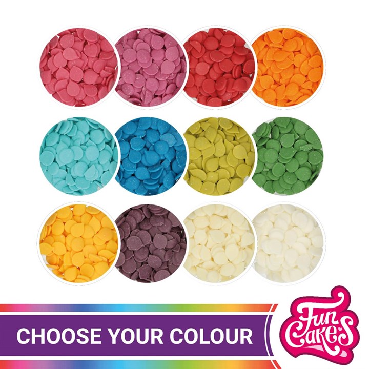 FunCakes Cake Cupcake Deco Melts (250g) - Choose you colour