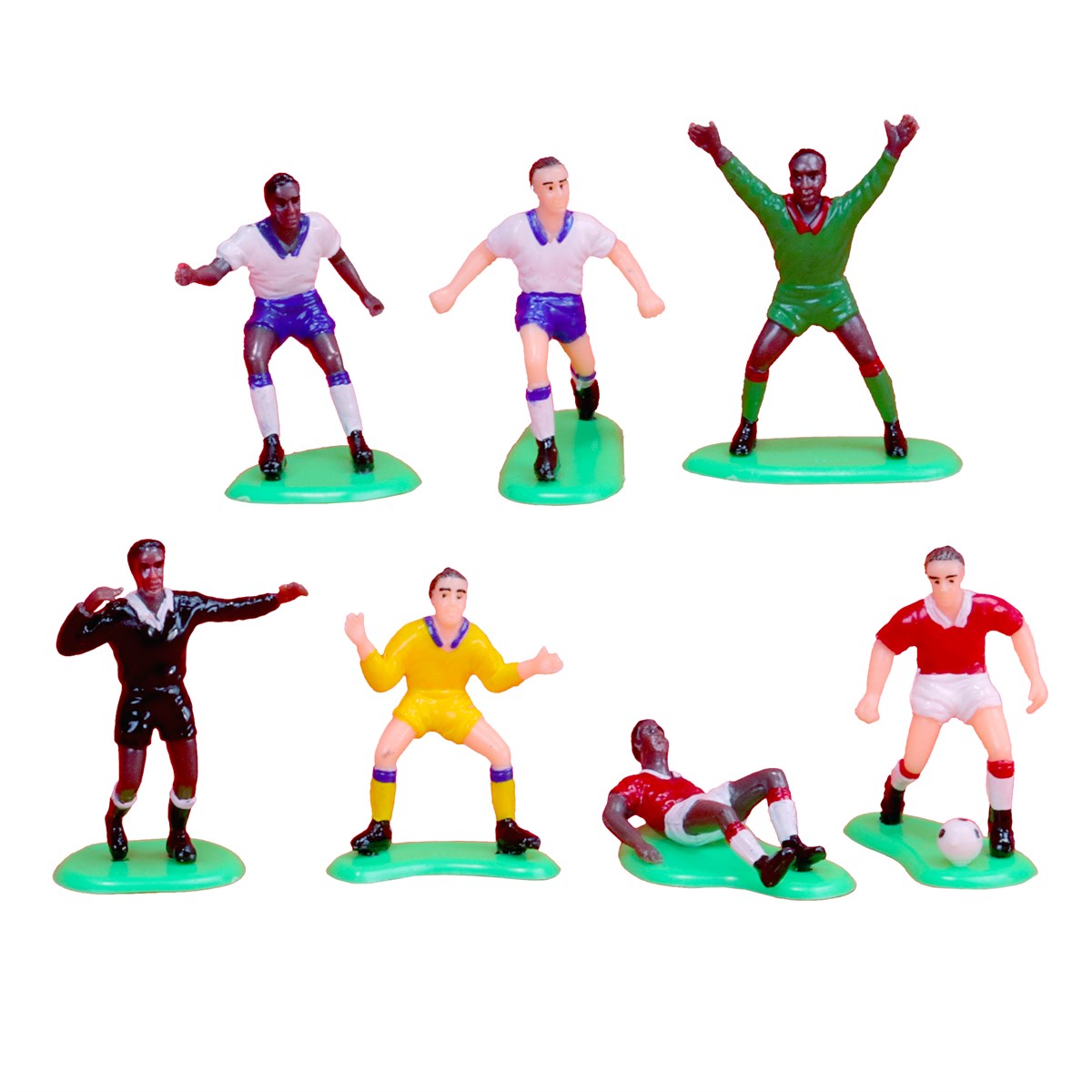 Football Soccer Cake Topper Set Of 9