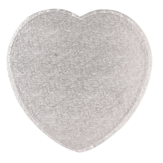 Heart shaped Cake drum - Silver or gold