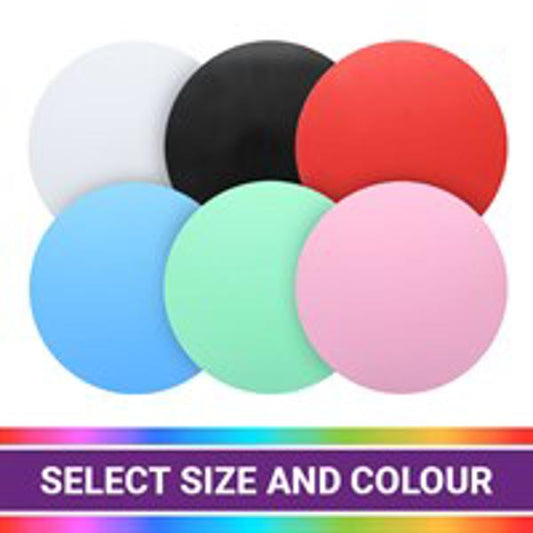 Masonite Cake Boards 10inch and 12inch Round 5mm Thick MDF Heavy Duty Cake Supports - Choose your Colour and Size!