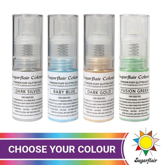 Sugarflair Pump Sprays 10g Cake Cupcake - Choose Your Colour