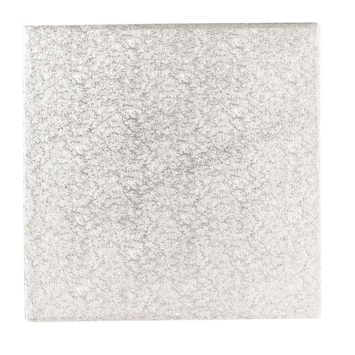 Silver Square Shaped Cake Boards Drums 12mm Thick - Choose your size