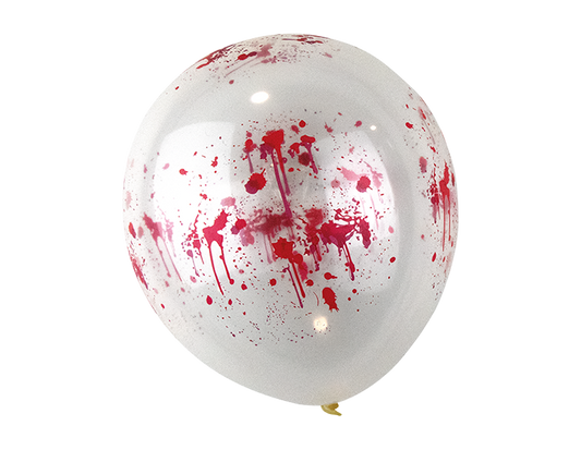 5 Pk 12" Halloween Blood Effect Balloons Party Decorations Supplies Decor