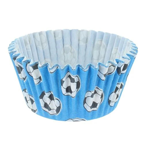 30 Pack Football Euros World Cup Cupcake/Muffin Cases - Different Designs to Choose From