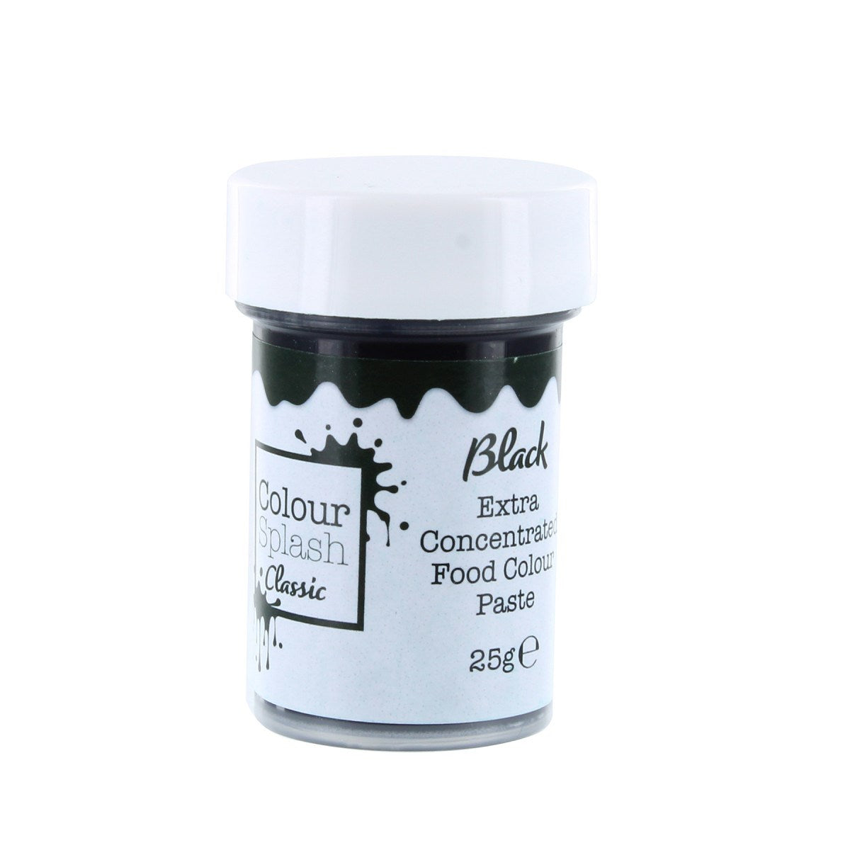 Food Colouring PASTE Icing Cake Extra Concentrated Colour Splash 25g. Available in Red, Yellow, Pink, Green, Light Green, Purple, Lilac, Blue, Light Blue, Black, Gold and Brown