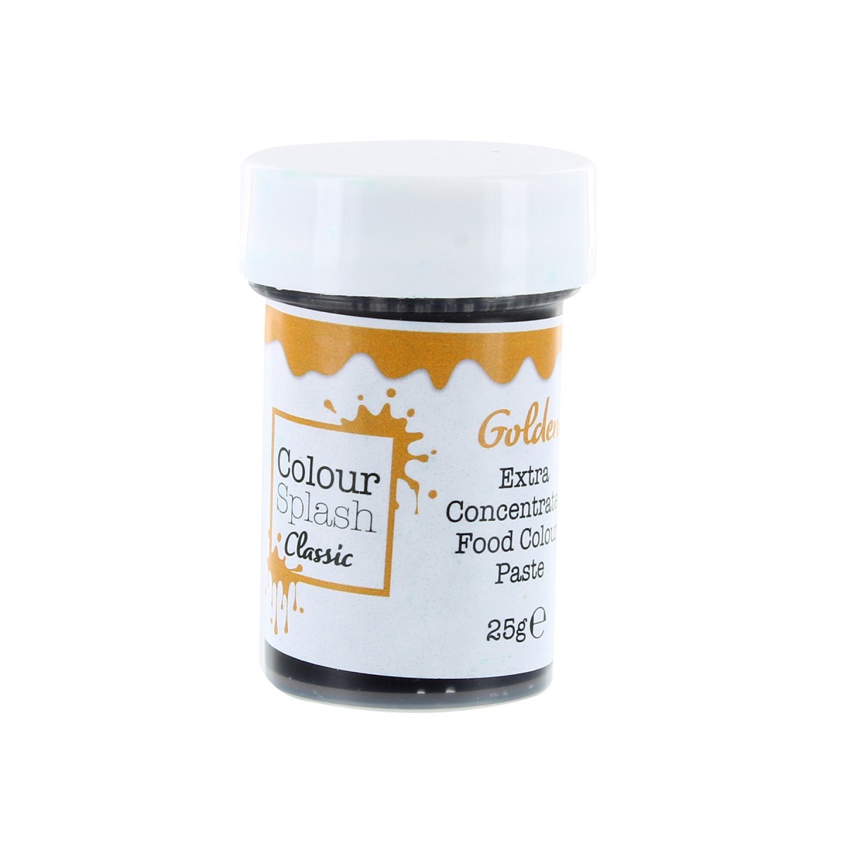 Food Colouring PASTE Icing Cake Extra Concentrated Colour Splash 25g. Available in Red, Yellow, Pink, Green, Light Green, Purple, Lilac, Blue, Light Blue, Black, Gold and Brown