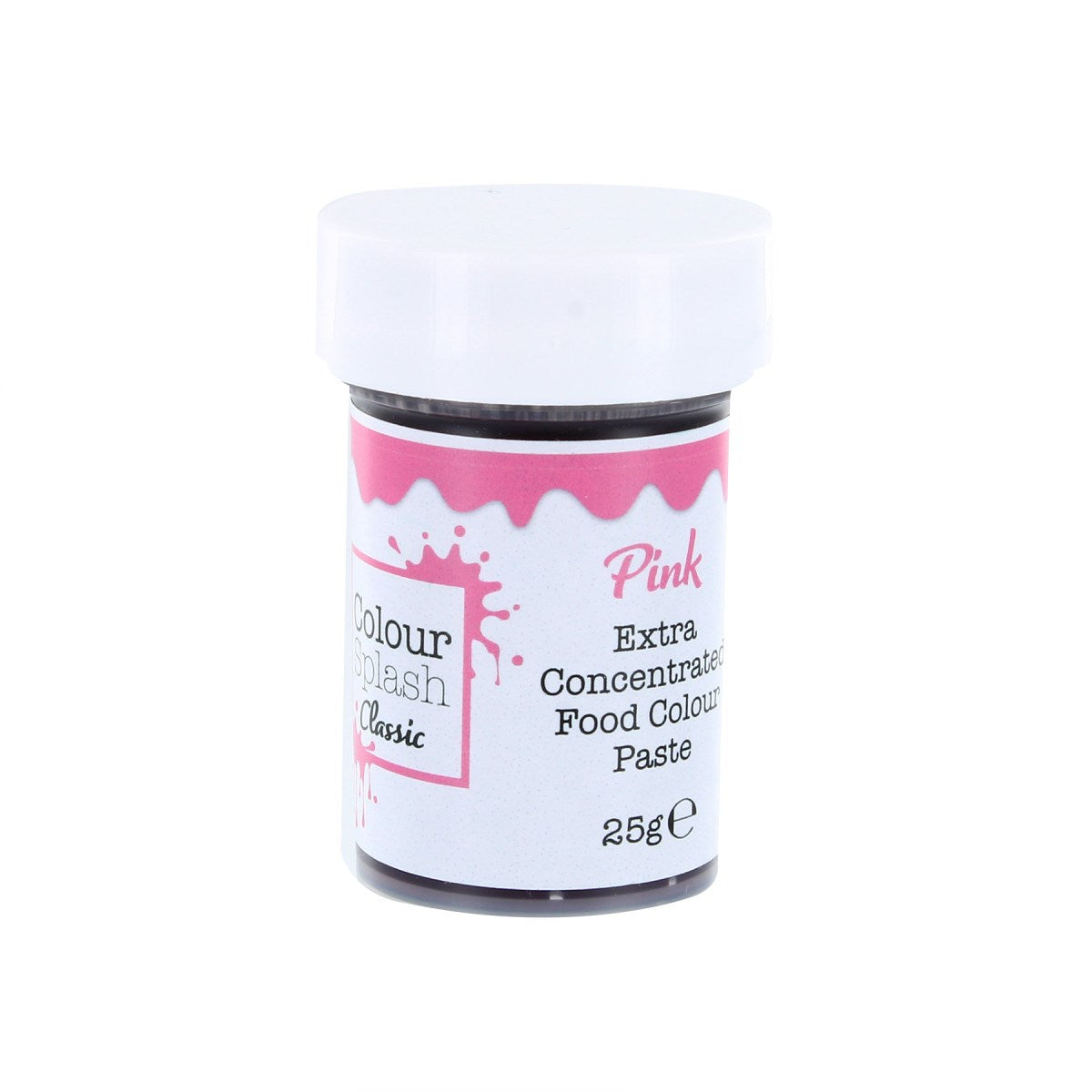 Food Colouring PASTE Icing Cake Extra Concentrated Colour Splash 25g. Available in Red, Yellow, Pink, Green, Light Green, Purple, Lilac, Blue, Light Blue, Black, Gold and Brown