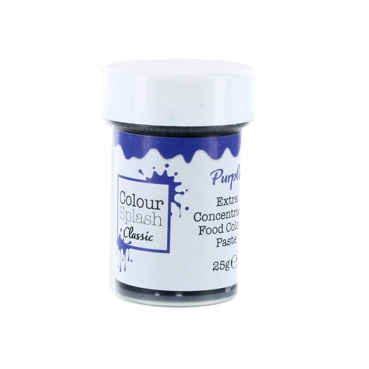 Food Colouring PASTE Icing Cake Extra Concentrated Colour Splash 25g. Available in Red, Yellow, Pink, Green, Light Green, Purple, Lilac, Blue, Light Blue, Black, Gold and Brown