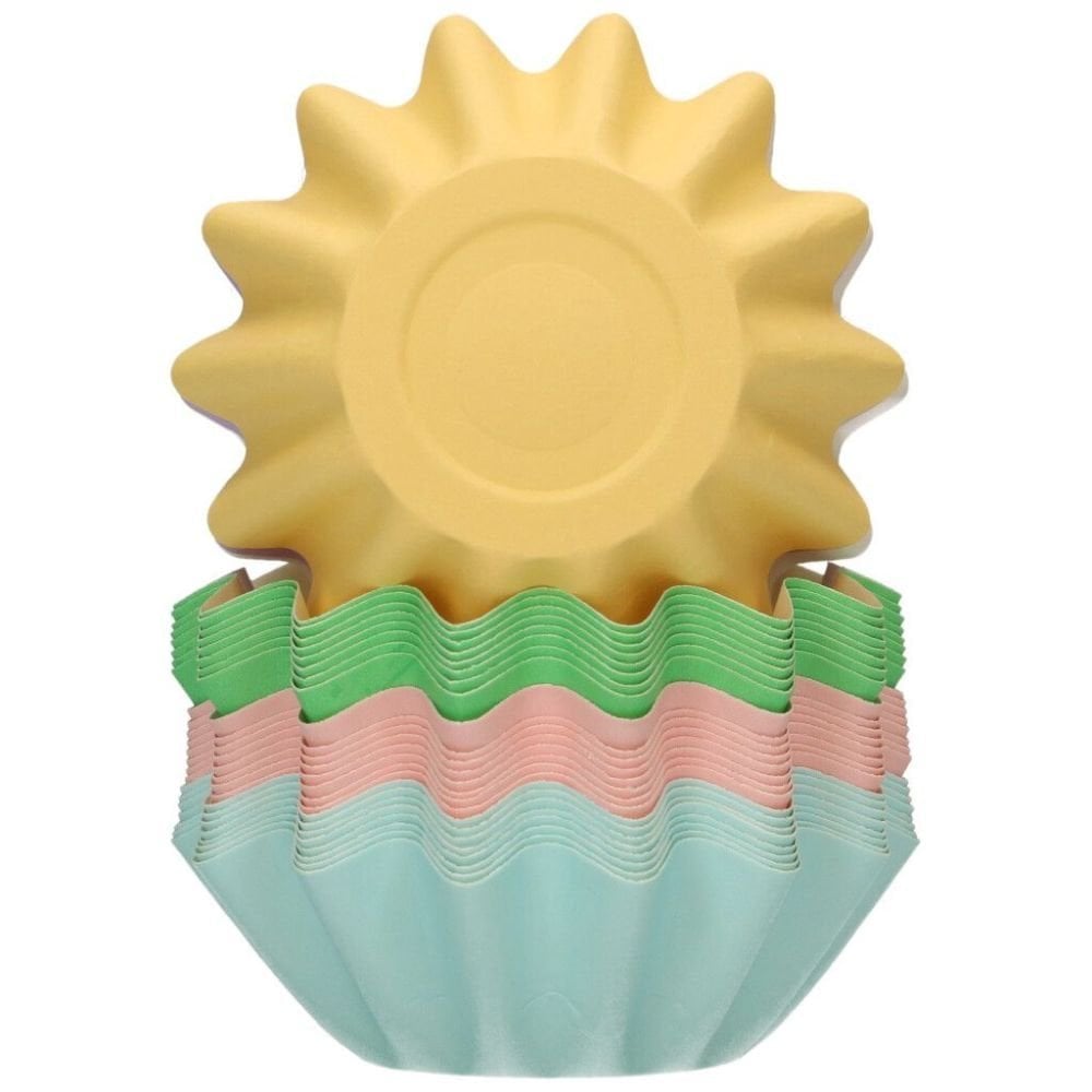 Bloom Cupcake Cases Muffin Fairy Cake Paper Baking Cups Thick High Quality FUNCAKES 48Pk