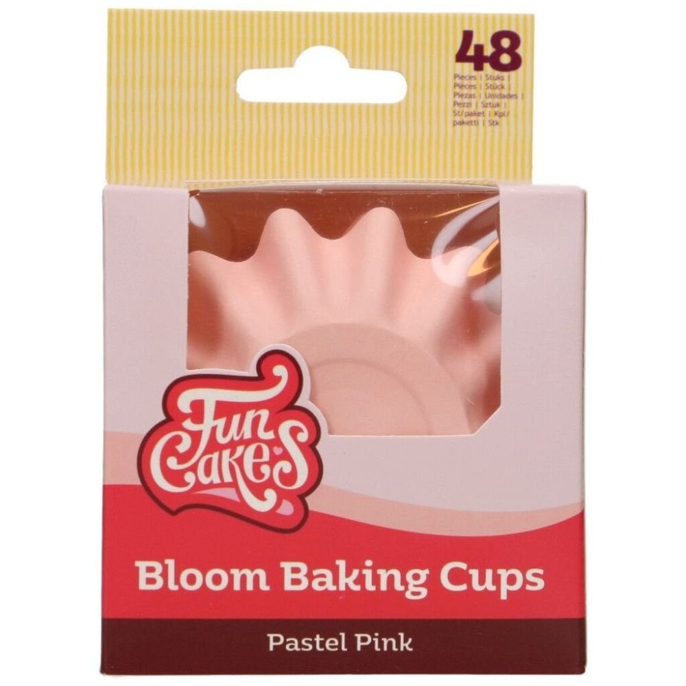 Bloom Cupcake Cases Muffin Fairy Cake Paper Baking Cups Thick High Quality FUNCAKES 48Pk