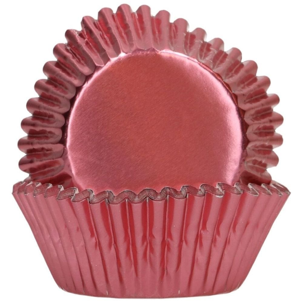 Foil Metallic Cupcake Cases Muffin Cake Paper Baking Cups Thick High Quality FUNCAKES 48Pk