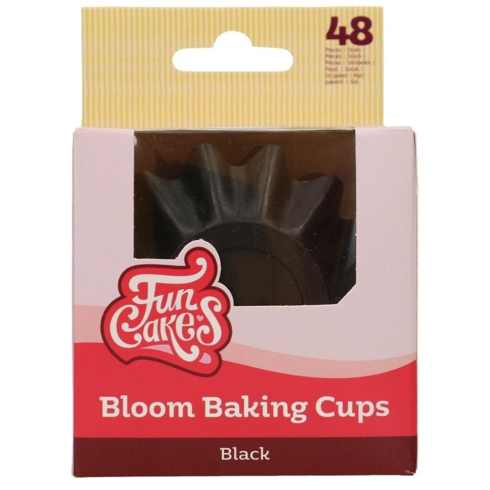 Bloom Cupcake Cases Muffin Fairy Cake Paper Baking Cups Thick High Quality FUNCAKES 48Pk