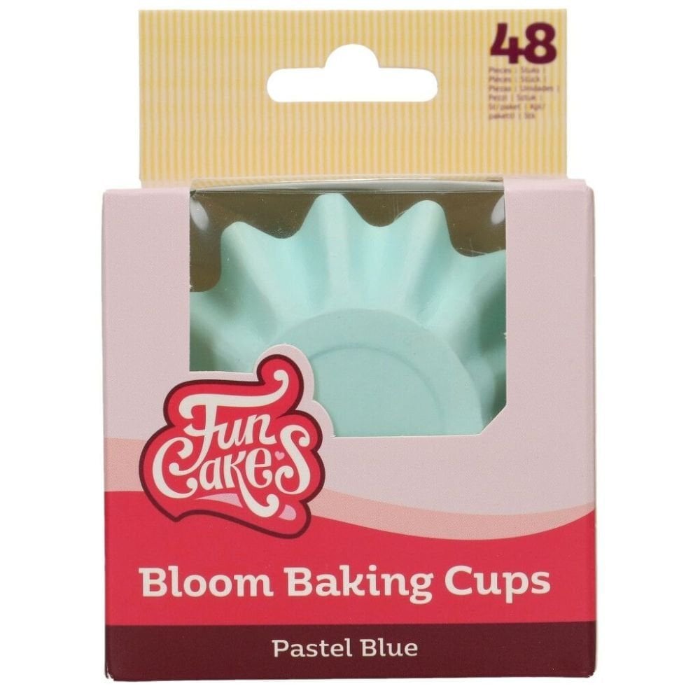 Bloom Cupcake Cases Muffin Fairy Cake Paper Baking Cups Thick High Quality FUNCAKES 48Pk