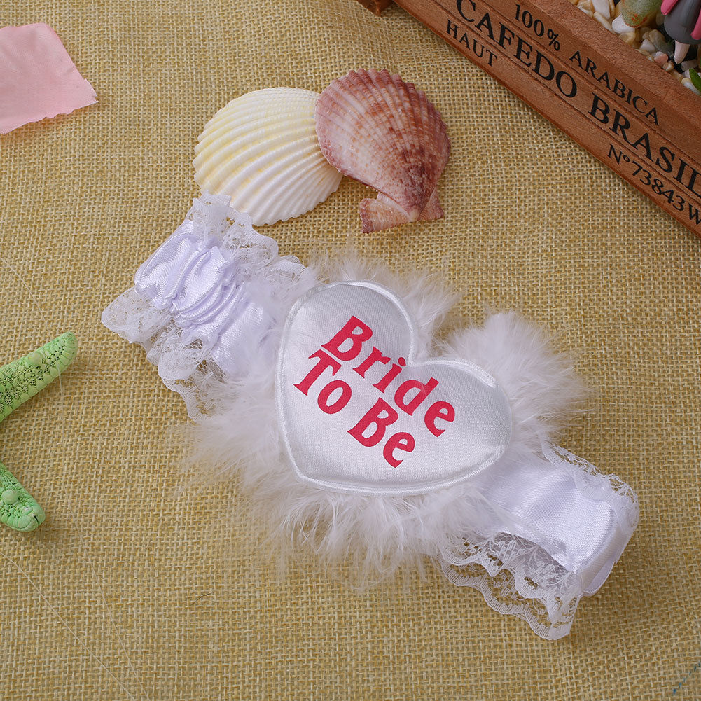 Hen Party Bride To Be Garter White, Pink or Purple