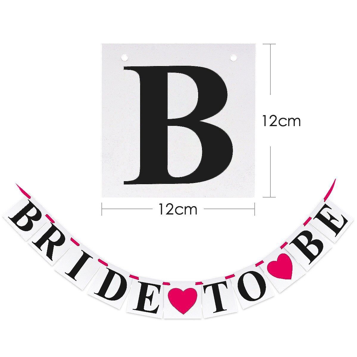 BRIDAL SHOWER BANNER BRIDE TO BE BUNTING HEN NIGHT PARTY DECORATION