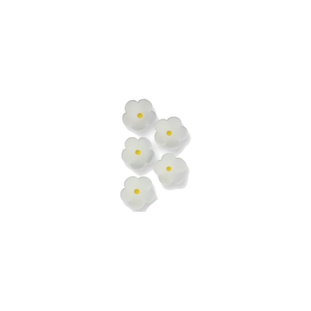 100 Pk or 400 Pk White Sugar Small Flowers Blossoms Cake Cupcake Edible Decorations. Great for Weddings, Birthdays, Christenings and Other Celebrations.