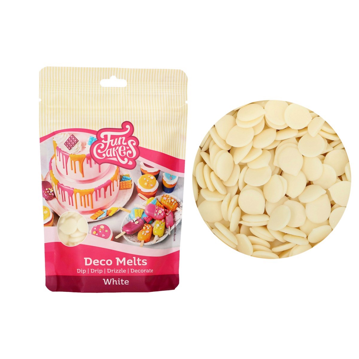 FunCakes Cake Cupcake Deco Melts (250g) - Choose you colour