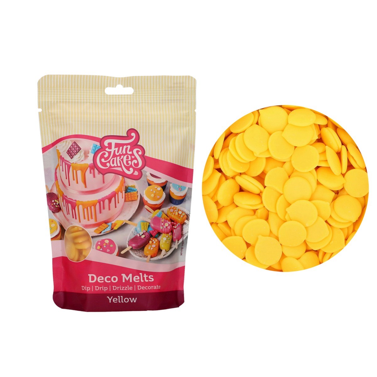 FunCakes Cake Cupcake Deco Melts (250g) - Choose you colour