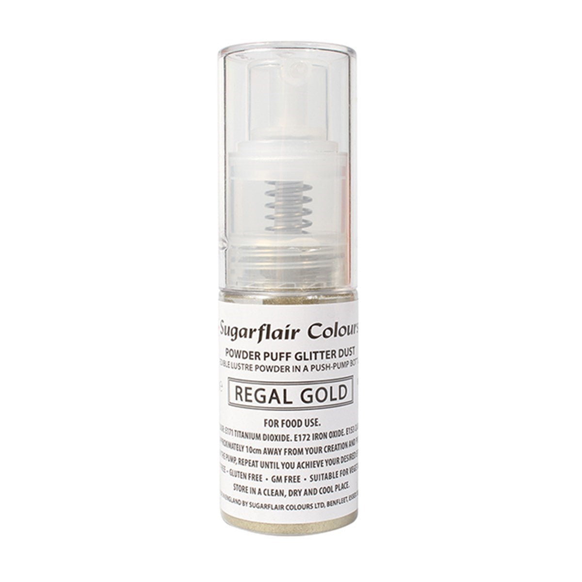 Sugarflair Pump Sprays 10g Cake Cupcake - Choose Your Colour