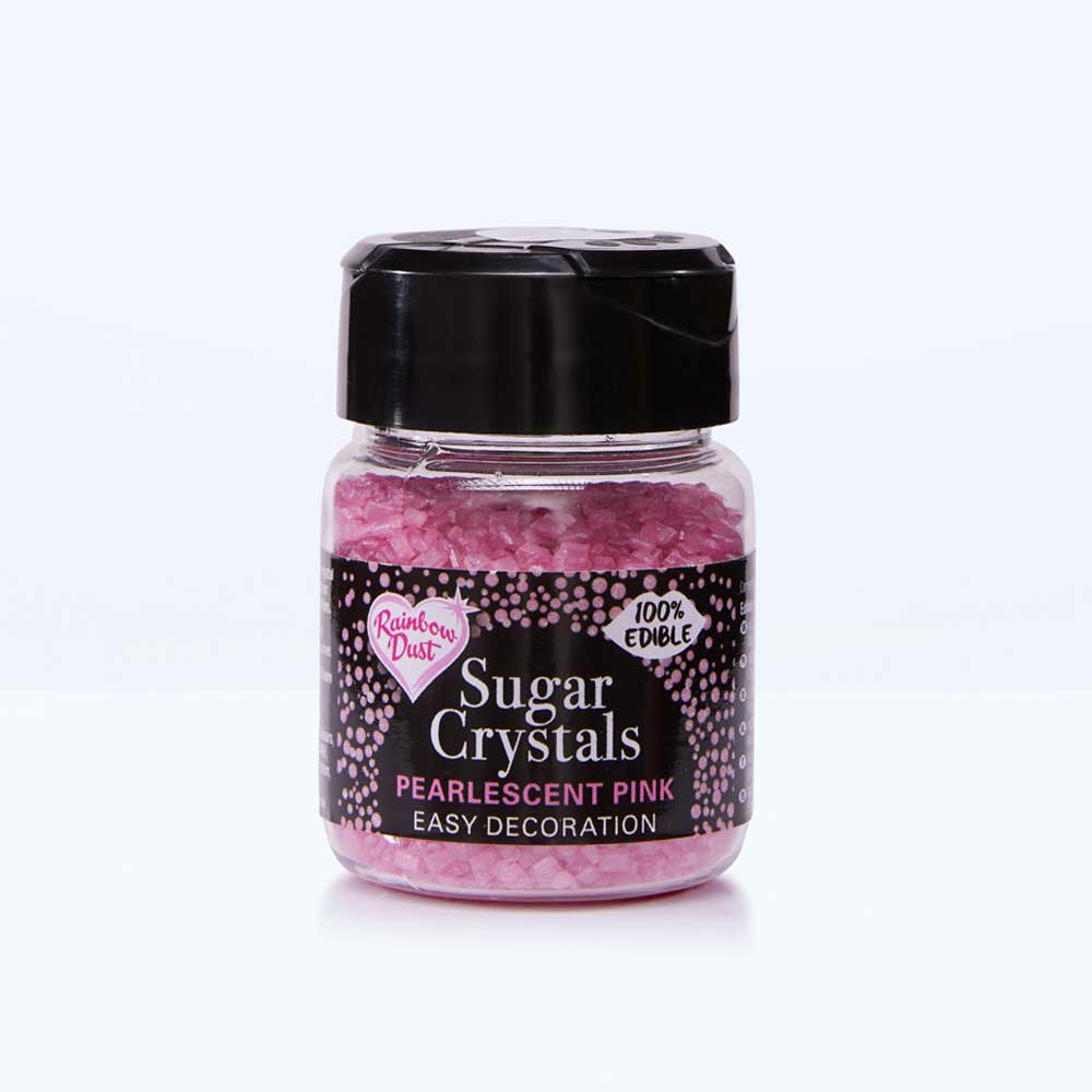 Rainbow Dust Sugar Crystals 50g Cake Cupcake - Choose your colour